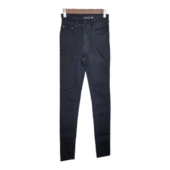 Monkey Ride Jeans Womens Black Skinny Jeans Size 0/24 - Picture 1 of 11